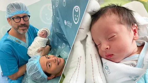 น้ำฝน กุลณัฐ เผยข่าวดีคลอดลูกชายแล้ว ฉายแววความหล่อมาเต็ม