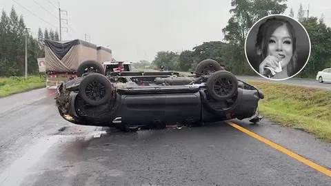 เผยนาที แอน นภาพร รถคว่ำ นั่งไปกับพี่สาว ตระเวนร้องเพลงตามผับ (คลิป)