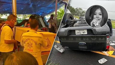 ญาติร้องระงมรับศพ “แอน นภาพร” รถคว่ำที่บุรีรัมย์ เสียชีวิตวัยเพียง 18 ปี