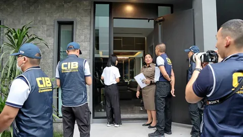 ตามยึดพันล้านทลายแก๊งจีนเทา ป.-อสส.-ปปง. ค้น 3 จว. 30 จุด บ้านแพงรถหรู (คลิป)