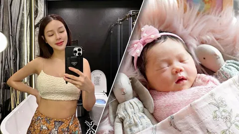 แอร์ ภัณฑิลา น้ำตาไหล ลูกงับเต้าจนเป็นแผล เผยหุ่นหลังคลอดน้ำหนักลดฮวบ 