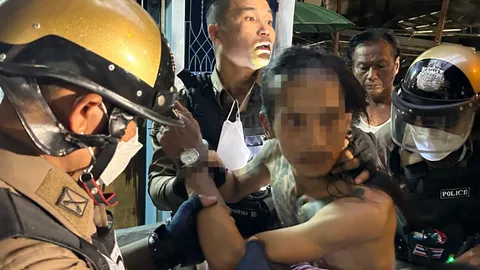 ป่วยจิตเวชดูดกัญชาไม่ยอมกินยา คลั่งไล่แทงสาวท้อง ผัวโดดป้องโดนเสียบดับ 