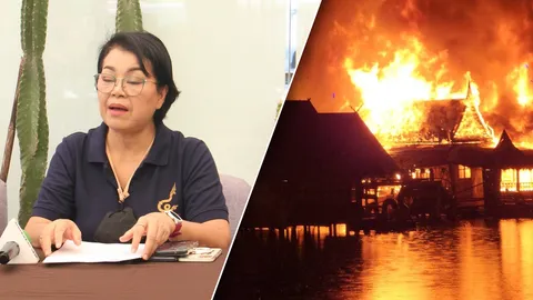 ผจก.ตลาดน้ำ 4 ภาค ขอบคุณมิตรแท้ในยามยาก ช่วยดับไฟ เผยเสียหาย 70 ล้าน