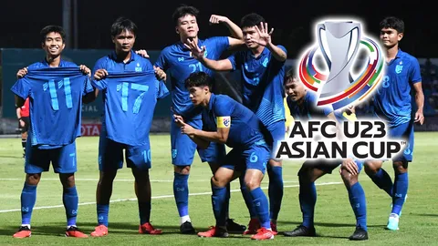 ทีมชาติไทย U23 เจอใครดี? สรุป 16 ทีมสุดท้าย-โถจับสลาก ศึกชิงแชมป์เอเชีย-คัดโอลิมปิก 2024