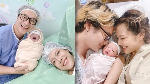 แนท ณัฐชา คลอดลูกสาว ตั้งชื่อ น้องเรมีอา เกิดวันเดียวกับแม่และพี่ชายคนโต