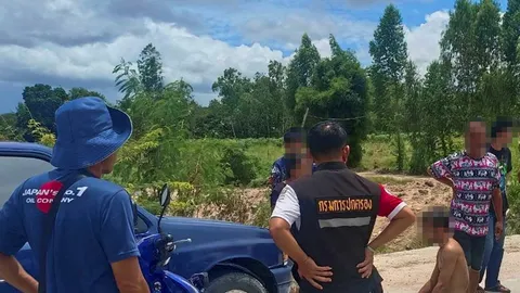 12 ปี พาน้อง 3 ขวบ จยย.เกี่ยวกันล้ม กระบะทับซ้ำ 2 ศพ