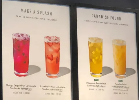 Starbucks โดนฟ้อง ‘ข้อหาโฆษณาเกินจริง’ ขายเครื่องดื่มที่มีชื่อผลไม้ แต่ไม่มีผลไม้อยู่จริง 