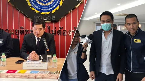 ไล่จับนายกเทศมนตรีเมืองบางแก้ว หิ้วถุงเงินค่าหัวคิว 1.5 ล้านหนีตำรวจ (คลิป)