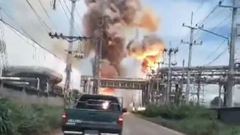 ยันดับแล้วหม้อแปลงระเบิดในนิคมฯ 304 โรงงานบริษัทเดียวกับ "ซีเซียม-137" (คลิป)