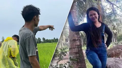 จับแล้ว มือปืนซ้อมยิงเป้ากลางทุ่งนา กระสุนโดนสาวหาหอยดับ 