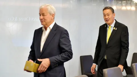 "เศรษฐา" หารือ ซีอีโอ เจพีมอร์แกน ชวนเพิ่มบริการครอบคลุมไลเซนส์ในประเทศไทย 