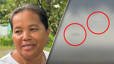 คลิป UFO ขอนแก่น ชาวบ้านเชื่อตรงตามคำทำนายตำราโบราณ เอเลี่ยนโผล่ท้องฟ้า