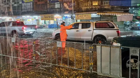 ฝนตกน้ำท่วม