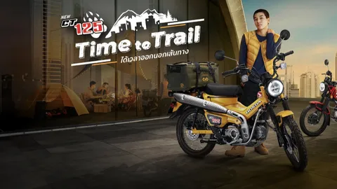 ราคาน่ารัก Honda เปิดตัว New Honda CT125 สีเหลืองใหม่