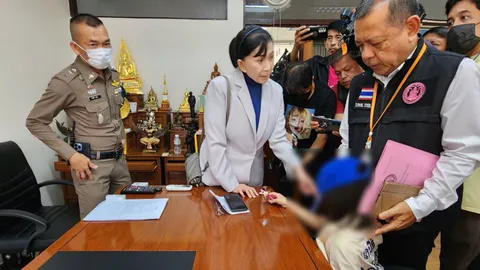 ปวีณา พาป้าเด็ก 6 ขวบแจ้งความ ถูกพ่อทุบตีนาน 3 ปี พบเคยต้องโทษคดียาเสพติด