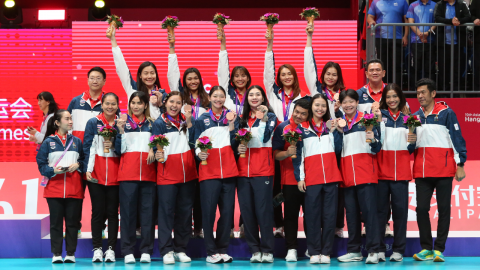 ขอบคุณทุกความสุข สรุปผลงาน "วอลเลย์บอลหญิงไทย" ปี 2023 หลังจบเอเชียนเกมส์ 2022