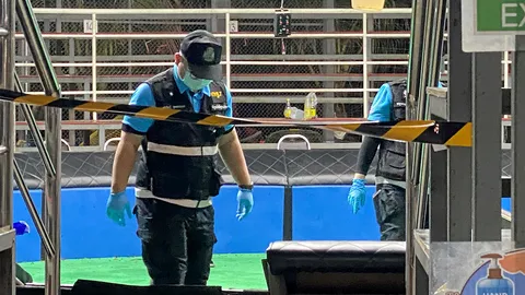 ไก่แพ้-คนไม่แพ้ ยิงอริดับคาบ่อน