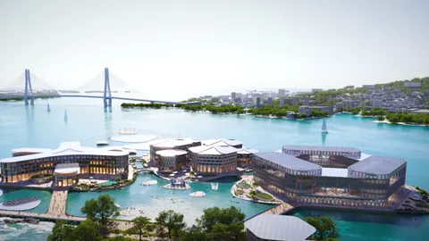 OCEANIX ต้นแบบเมืองกลางน้ำ สร้างบนความยั่งยืน เพื่อรับมือระดับน้ำทะเลที่สูงขึ้นในอนาคต