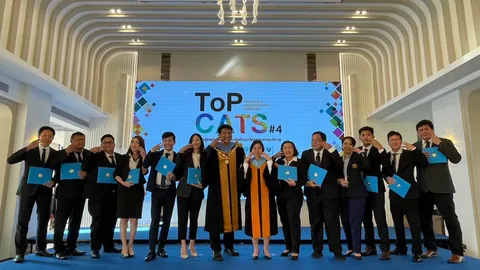 จัดพิธีมอบวุฒิบัตร ผู้สำเร็จหลักสูตร TopCATS 4