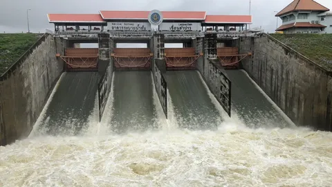 เขื่อนลำปาวยังล้น 4 วันฝนตกน้ำเข้าเยอะ ต้องระบายออกวันละ 29 ล้าน ลบ.ม.