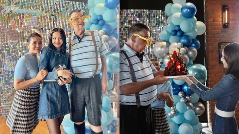 ลิซ่า BLACKPINK กอดกล่องของขวัญเซอร์ไพรส์วันเกิดคุณพ่ออายุครบ 70 ปี