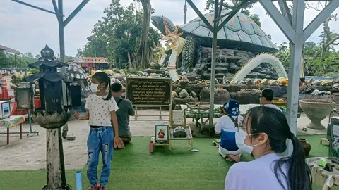 คอหวยขอโชค "พญาเต่างอย" แถมได้ "เลขเด็ดงวดนี้" กลับไปลุ้นโชค 16/10/66