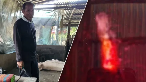 ผวา กระสือลพบุรี ชาวบ้านเล่านาทีเผชิญหน้า หัวหงอกมีไส้ห้อย แยกเขี้ยวใส่ (คลิป)