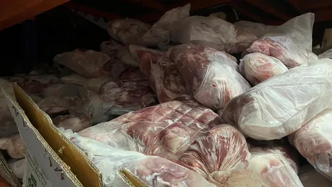 ผู้ว่าฯ ราชบุรี สั่งบุกค้นห้องเย็นที่ อ.บางแพ อายัดเนื้อสัตว์ไม่มีที่มากว่า 8.6 ตัน