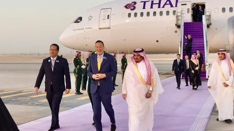 "นายกฯ เศรษฐา" ถึง ซาอุดีอาระเบีย ร่วมประชุม ASEAN-GCC Summit ครั้งที่ 1