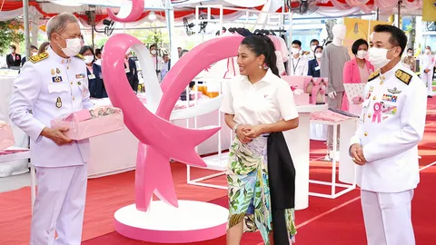สมเด็จเจ้าฟ้าสิริวัณณวรี ทรงร่วมเดือนแห่งการป้องกันมะเร็งเต้านมโลก
