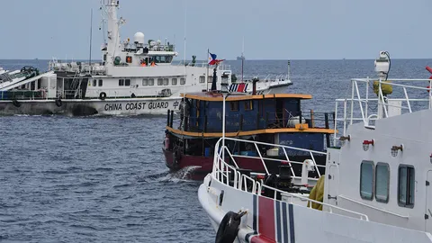 เรือฟิลิปปินส์เผชิญหน้าเรือจีนรอบใหม่