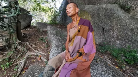 เปิดใจหลวงพ่อเกษตร “พระจี้กงเมืองไทย” ใส่จีวรตัดปะ จากผ้าบังสุกุล (คลิป) 