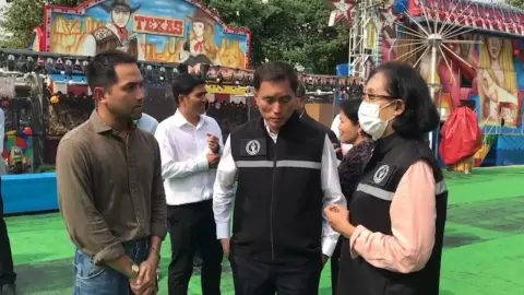 "พบชำรุด" กทม.สั่งหยุด 2 เครื่องเล่น สวนสนุกใต้สะพานพระราม 8