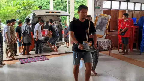 โมโหเปิดเพลงดัง ร.ต.ต.ยิงญาติดับสยองกลางงานแต่ง พบเคยมีปัญหาที่ดิน มอบตัวพร้อมทนาย