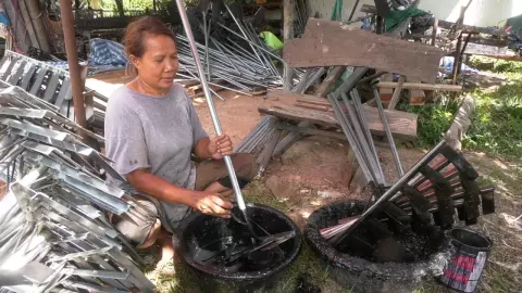 ใกล้ถึงฤดูเก็บเกี่ยว คราดเกลี่ย-ที่โกยข้าวเปลือก ขายดีออร์เดอร์ปีละ 5-6 พันอัน