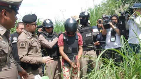 รวบพ่ออำมหิต ฆ่าลูกตัวเอง มือกดปาก-จมูก ทิ้งศพอำพราง อ้างทำประชดเมีย