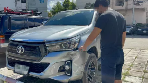 แพ้เสียงแตร คลั่งไล่ชน หนุ่มขับหนีสุดชีวิต กลัวเมียท้องลูกทะลัก (คลิป)