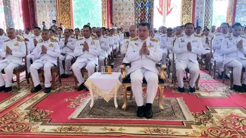 ปลัด มท. นำถวายผ้าพระกฐินประทานพระองค์เจ้าอทิตยาทรกิติคุณ ณ วัดโนนสว่าง