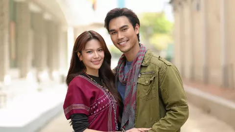 "โอ๊ต-แก้ม" นำทัพบวงสรวงเอาฤกษ์ "มนตราฟ้าฟื้น"