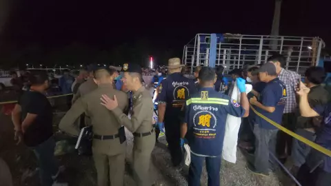 คนร้ายประกบยิง "สาโรจน์ บางเค็ม" ขาใหญ่ลานวัวเมืองเพชร กด 4 นัดดับอนาถ