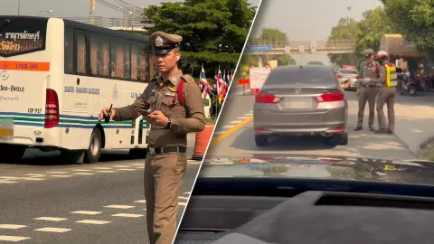 ชาวบ้านเดือดร้อน "จราจรกลางสิงห์บุรี" ดักเรียกออกใบสั่ง ชี้ตั้งโดยมิชอบฯ (คลิป)