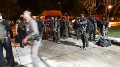 ตำรวจพลร่ม ค่ายนเรศวร เข้าร่วมปฏิบัติการไล่ล่า เสี่ยแป้ง บนเทือกเขาบรรทัด