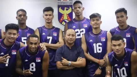 ฝันให้ไกลไปให้ถึง “กัมพูชา” ตั้งเป้าคว้าทองวอลเลย์บอลชาย “ซีเกมส์” ที่ไทยเป็นเจ้าภาพ