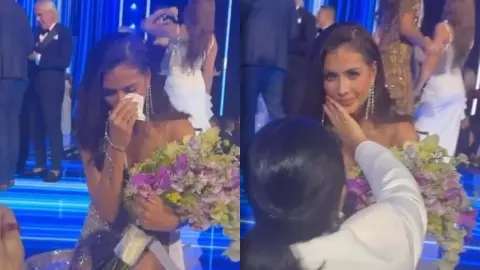 แอนโทเนีย ร้องไห้ หลังคว้ารองอันดับหนึ่ง แม่ปุ้ย ซับน้ำตาให้ลูกสาว