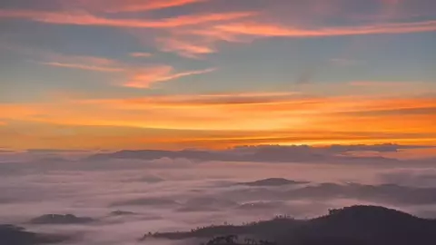 เชียงรายหนาวได้ใจ นักท่องเที่ยวขึ้นดอยสะโง้ ชมหมอกยามเช้ากันอย่างคึกคัก (คลิป)