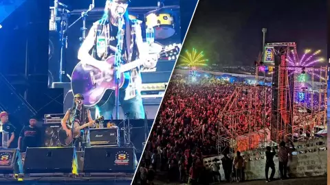 วัยรุ่นสุรินทร์แห่เที่ยวงานช้าง ดูคอนเสิร์ตสั่งลา คาราบาว ยิงกันดับ 1