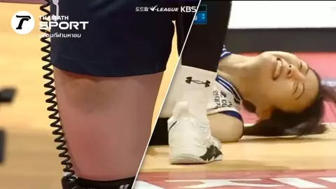 ชมจังหวะ “คิม ดา-อิน” เซตเตอร์ ฮุนไดฯ โดน ตัวตบทีมคู่แข่ง ตบบอลใส่ขาเขียว (คลิป)