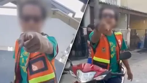 วิน จยย.หัวร้อน โดน 2 ข้อหา ปมขับรถตัดหน้า ท้าคู่กรณี “ใครเจ๋งที่สุดไปเรียกมา” (คลิป)