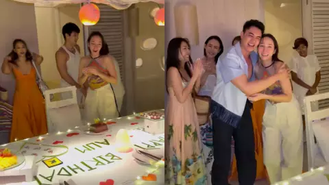 อั้ม พัชราภา เจอเพื่อนเซอร์ไพรส์วันเกิดล่วงหน้า แต่เกือบทำแผนพัง (คลิป)