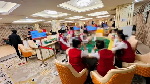 ทลายบ่อนหรู